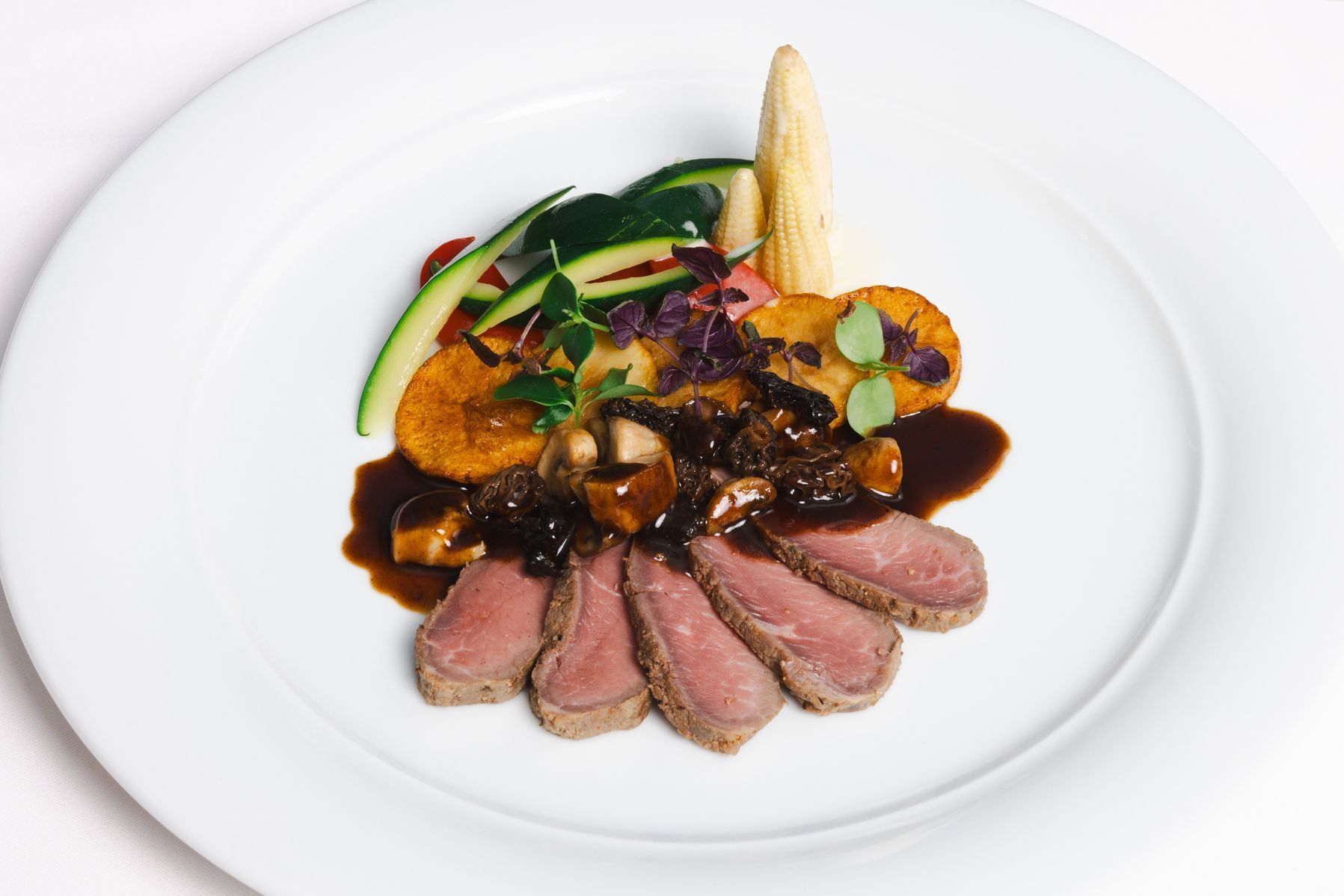 Gericht Mehrere Stück Fleisch