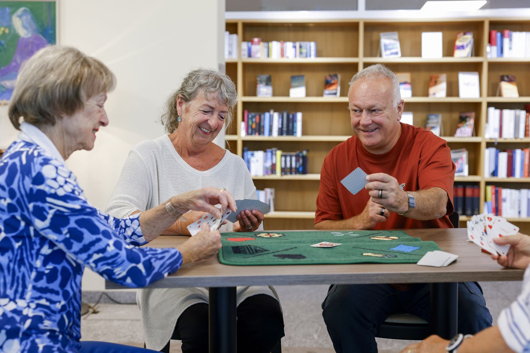 Burgerspittel im Viererfeld: In der Bibliothek am Jassen