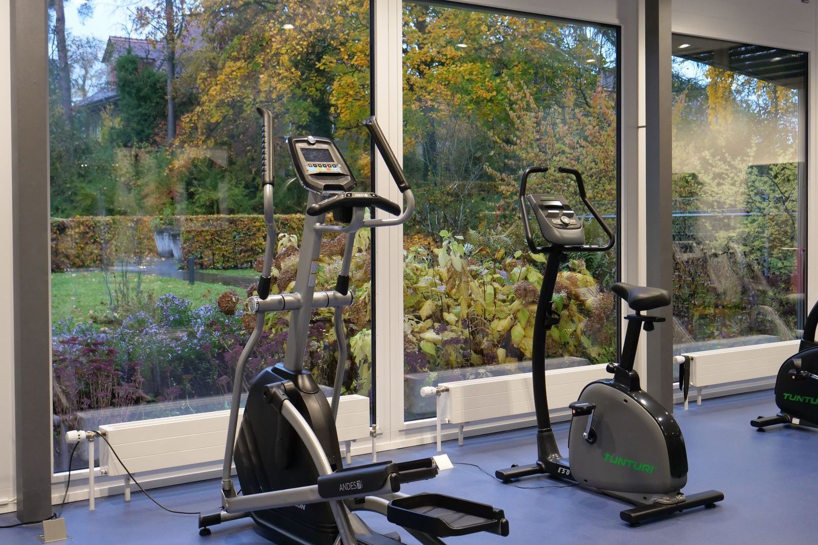 Aussicht aus dem Fitnessraum