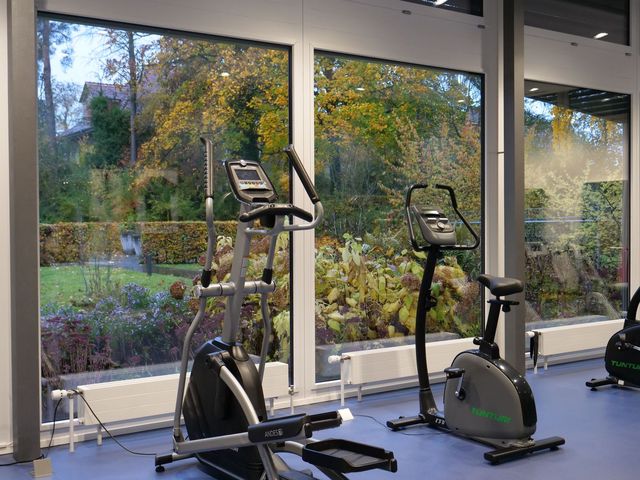 Aussicht aus dem Fitnessraum