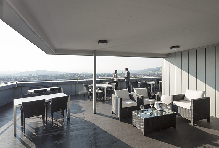 Teilüberdachte Terrasse «Bantiger»
